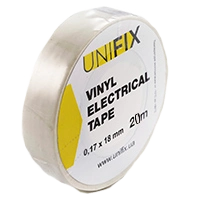 Iзоляцiйна стрiчка бiла 0.17х18 мм 20 м · UNIFIX ETU-20W