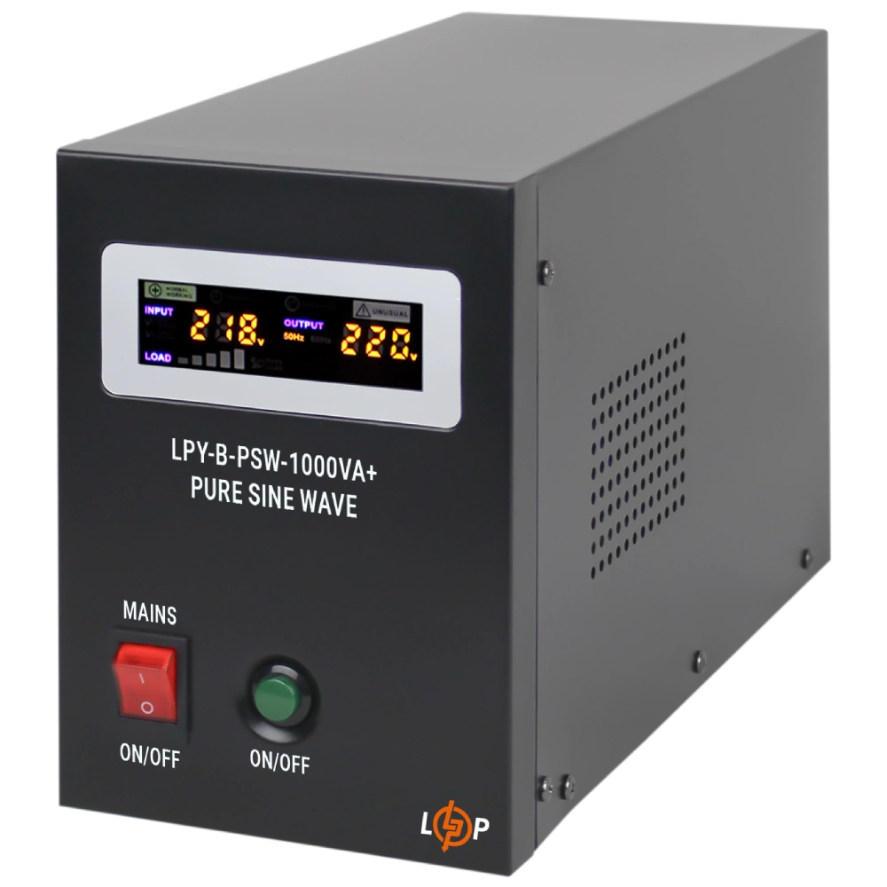 Джерело безперебійного живлення · LOGICPOWER LPY-B-PSW-1000VA+