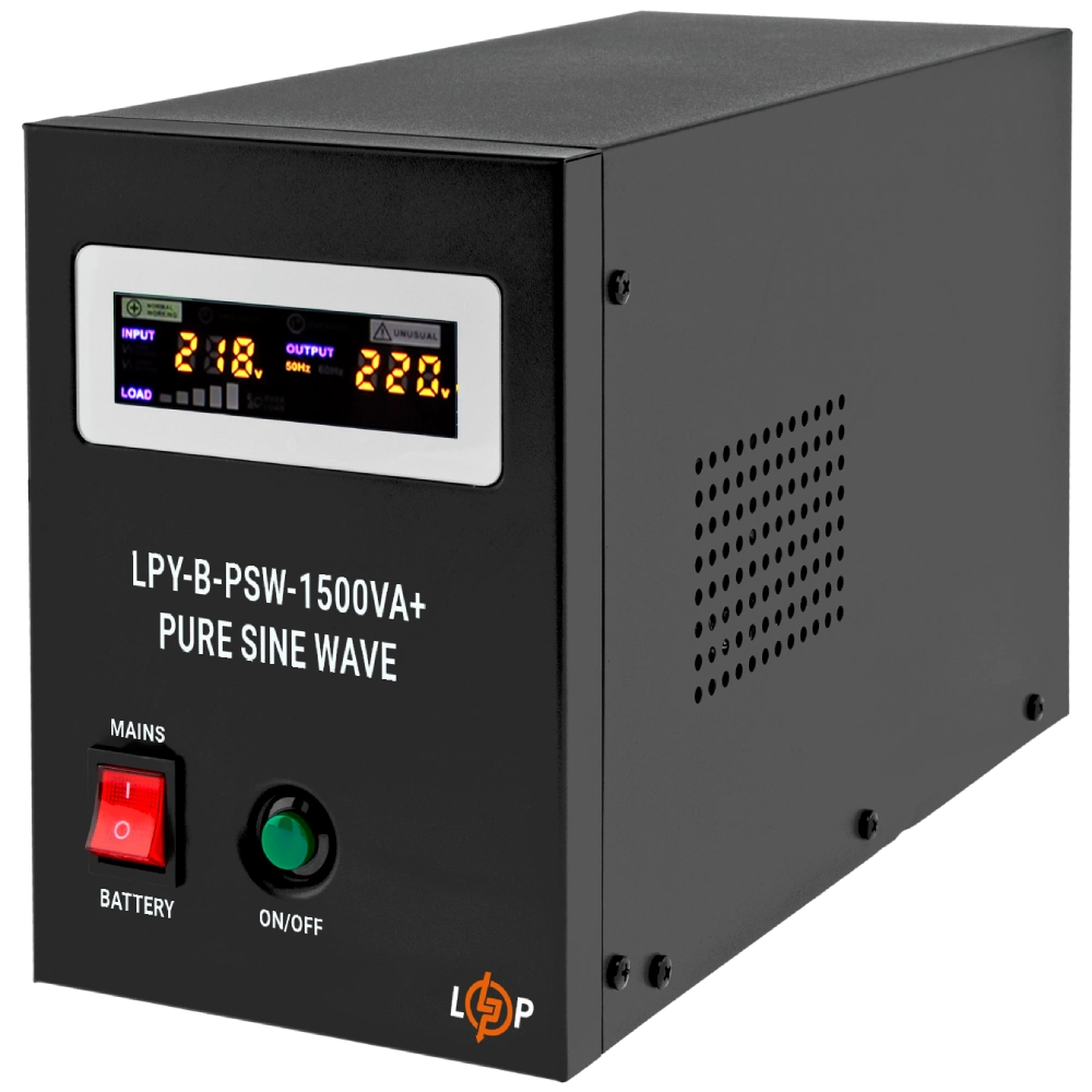 Джерело безперебійного живлення · LOGICPOWER LPY-B-PSW-1500VA+