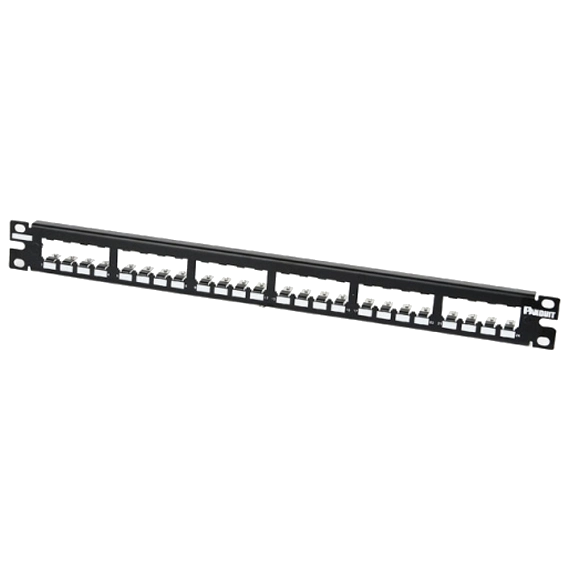 Рамка для набірної 19" патч-панелі, 24 порта Mini-Com · Panduit (CP24BLY)