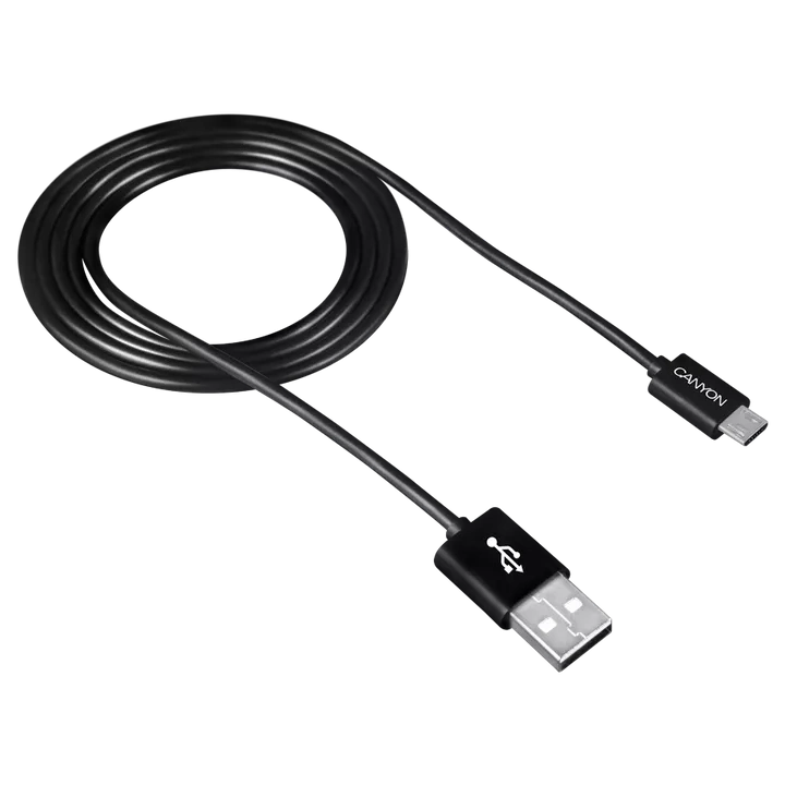 Кабель · Canyon UM-1B black (Micro USB - USB 2.0) 1м