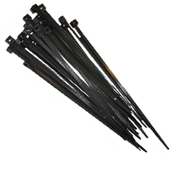 Хомут чорний · Courbi 370х4,8 (100шт)