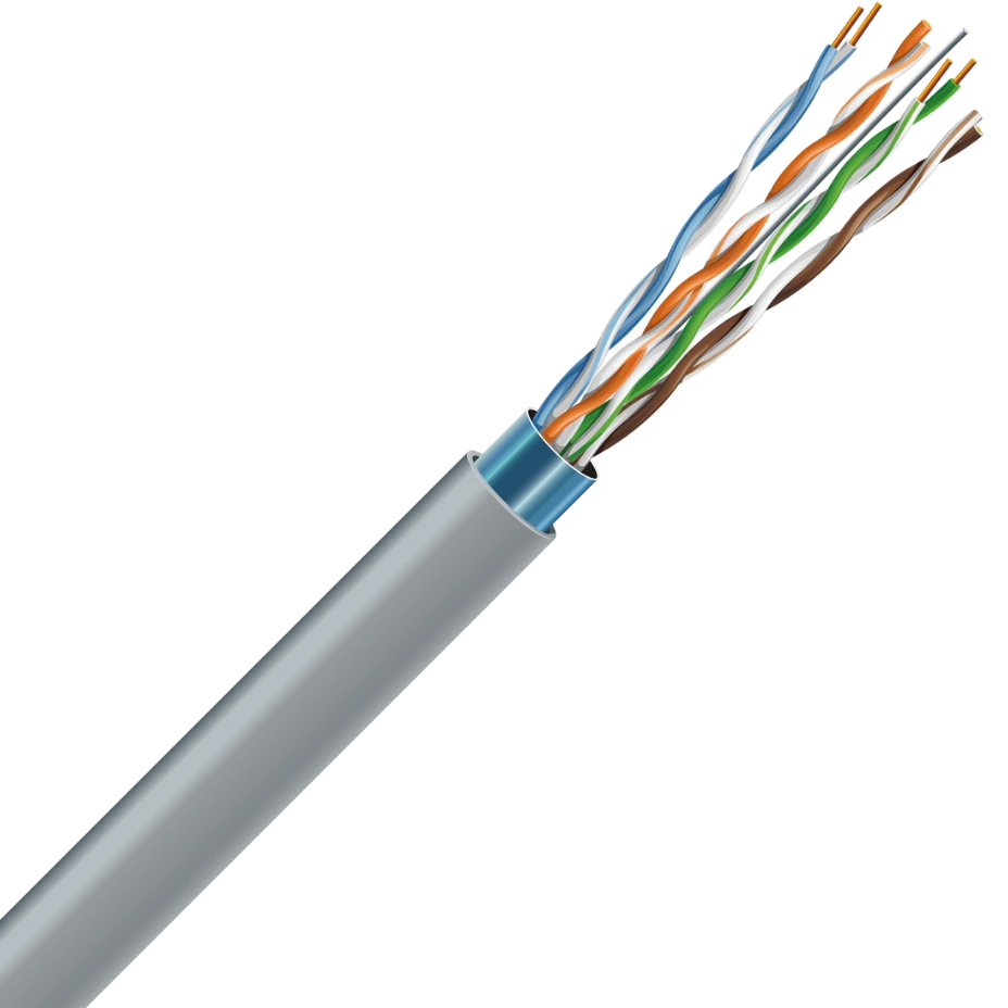 Кабель FTP мідь внутрішній ЗЗКМ · Cat. 6 F/UTP 4x2x23 305м