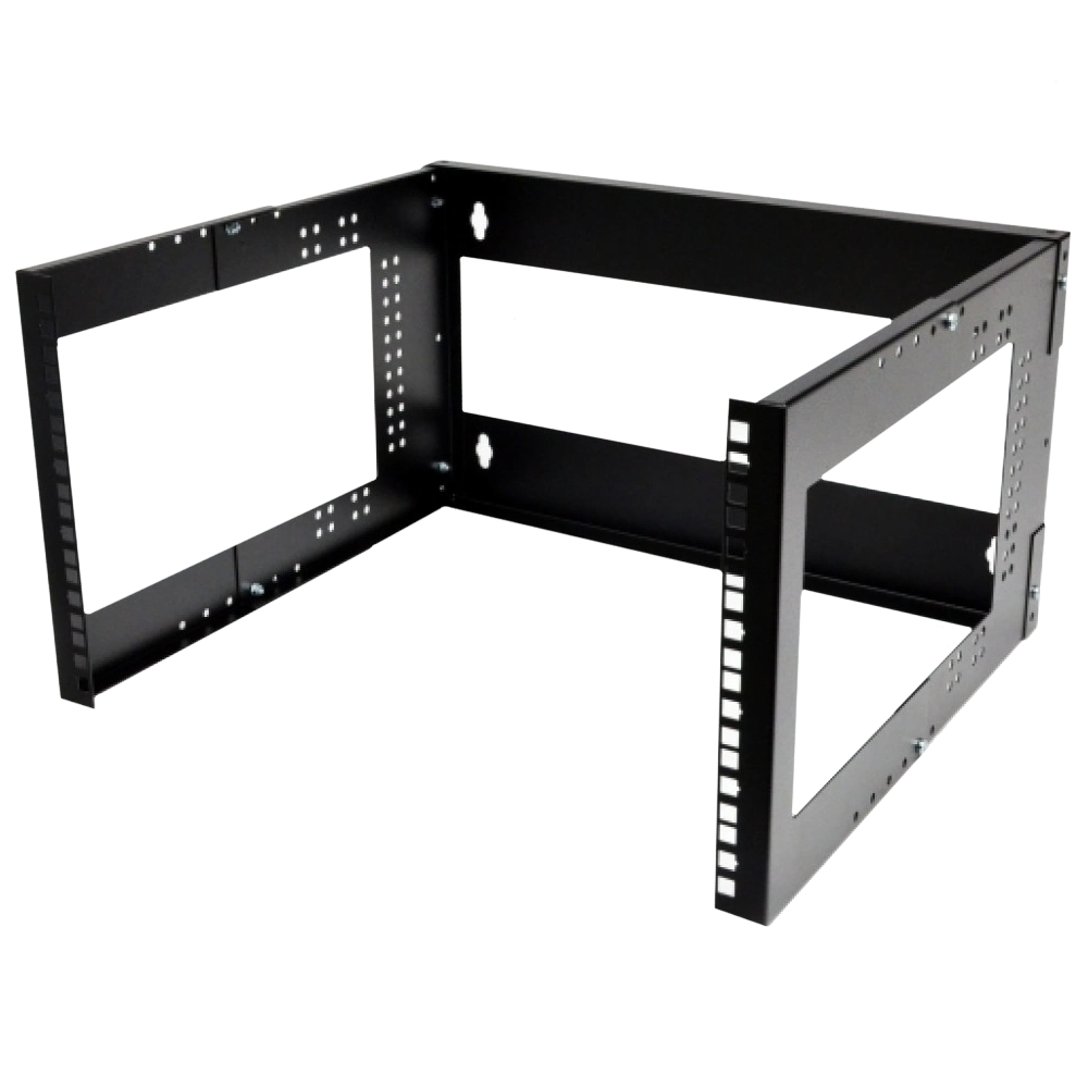 настінний , глиб. 280 - 480мм, чорний · Кронштейн 19" 6U