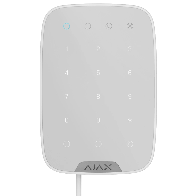 Superior Keypad white Fibra · Дротова сенсорна клавіатура Ajax