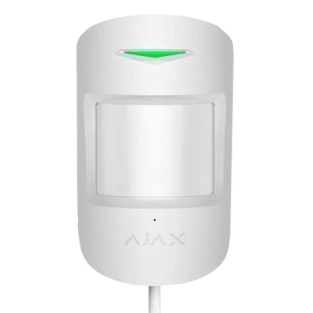 Superior CombiProtect white Fibra · Дротовий сповіщувач руху та розбиття скла Ajax