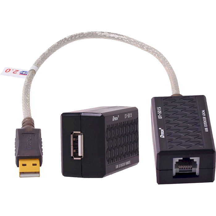 Подовжувач USB - RJ45 · DTECH DT-5015