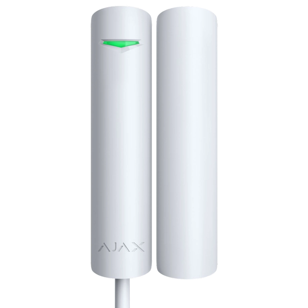 Superior DoorProtect Plus white Fibra · Дротовий магнітоконтактний сповіщувач Ajax