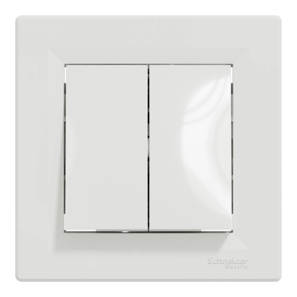 Вимикач 2-кл. білий прохідний · Schneider Electric ASFORA EPH0600121