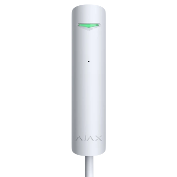 Superior GlassProtect white Fibra · Дротовий оповіщувач розбиття скла Ajax