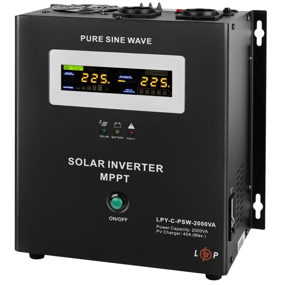Джерело безперебійного живлення · LOGICPOWER LPY-С-PSW-2000VA (1400Вт) MPPT 24В