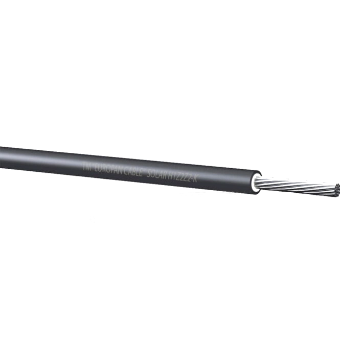 Кабель для сонячних панелей · SOLAR H1Z2Z2-K 4 black (бухта 500 м)