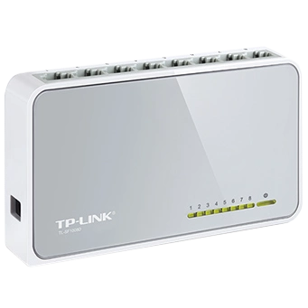 8-портовий 10/100 Мбіт/с настільний комутатор · TP-LINK TL-SF1008D