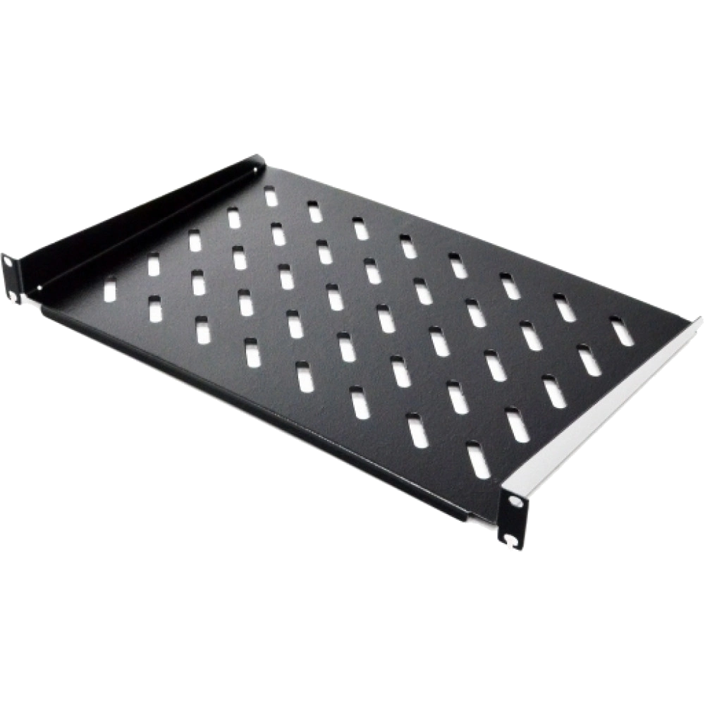 Полиця консольна чорна · CMS 19" 1U 300мм