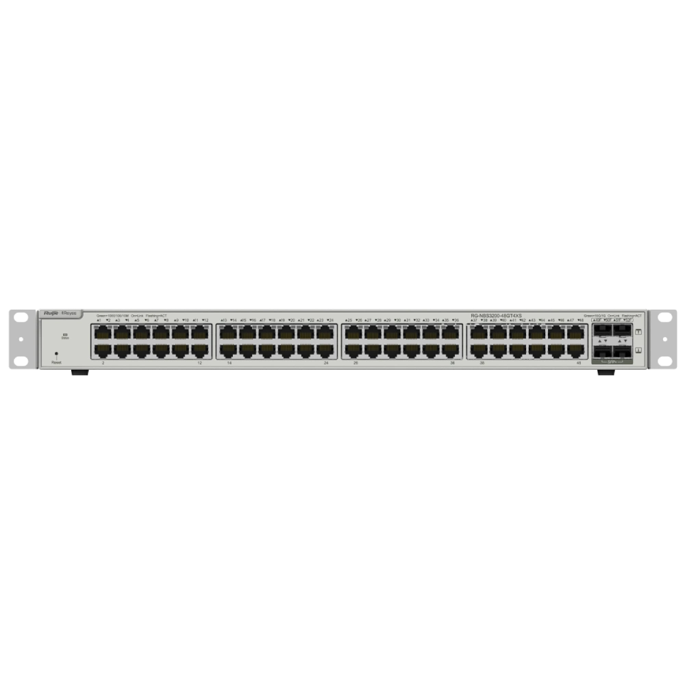 Комутатор 48 портів керований · Ruijie Reyee RG-NBS3200-48GT4XS L2+