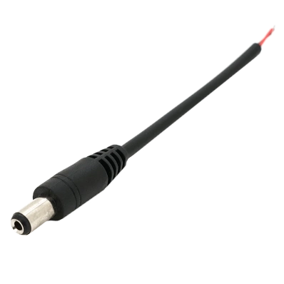 Роз'єм живлення · DC-M (D 5,5x2,5мм) 10см black plug OEM Q1000