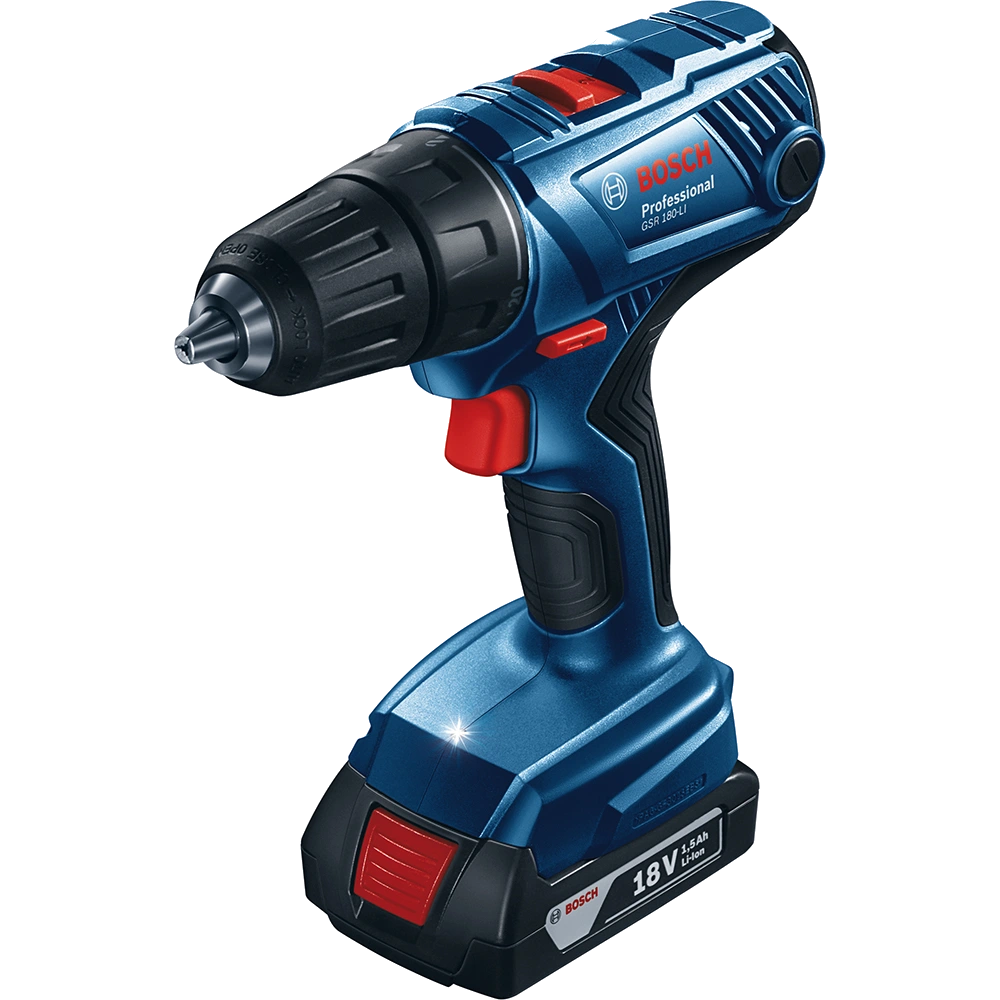 Акумуляторний дриль-шурупокрут · Bosch Professional GSR 180-LI (06019F8109)