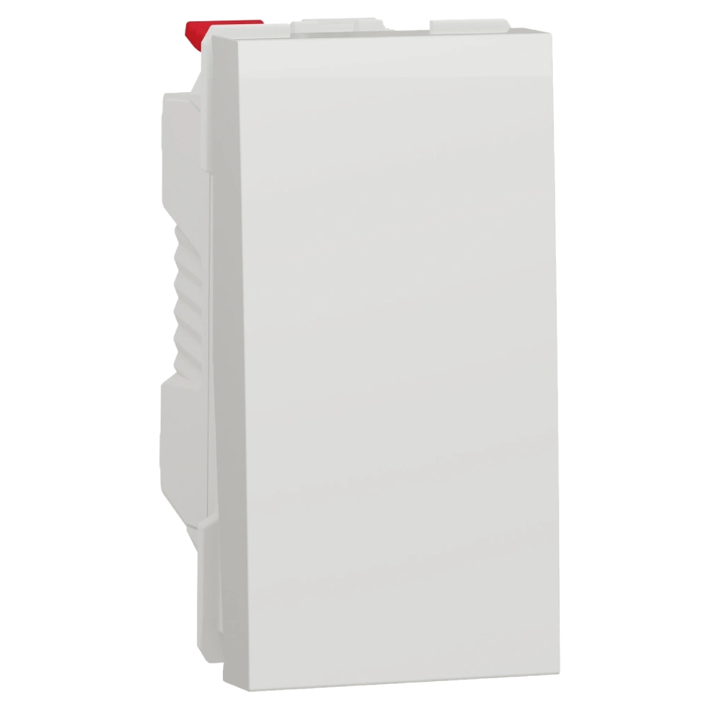 Вимикач 1-клавішний схема 1, 10А, 1 модуль білий · Schneider Electric New Unica NU310118
