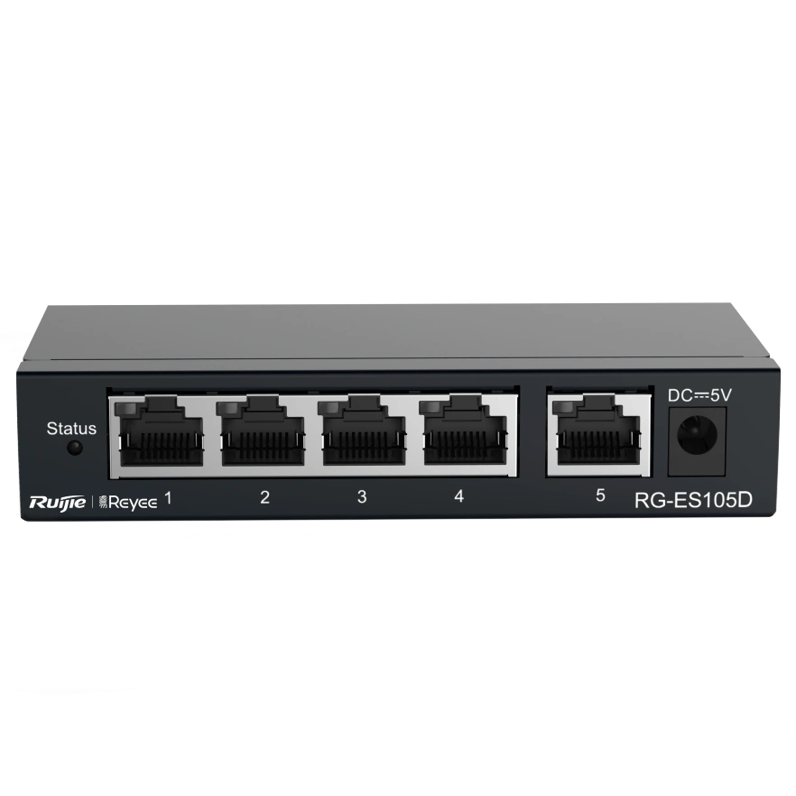 Комутатор 5 портів некерований · Ruijie Reyee RG-ES105D