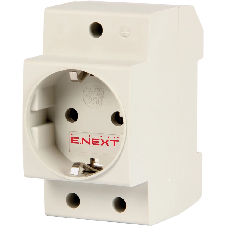 Розетка на DIN-рейку 230 В · Enext e.socket.pro.din.tms