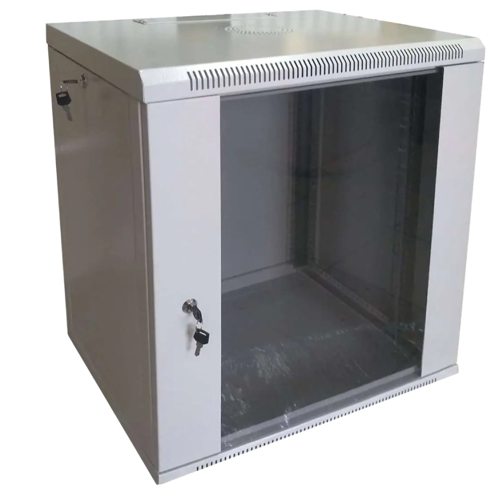 Шафа коммутаційна настінна 12U 600x450 розбірна · WMNC-12U-FLAT Hypernet