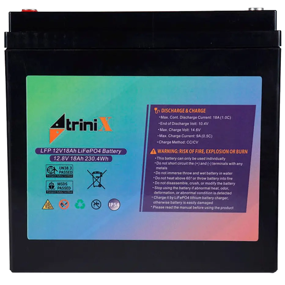 Акумуляторна батарея · TRINIX LFP 12V18Ah LiFePo4