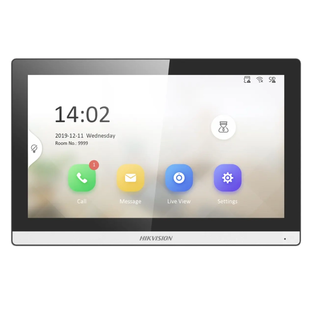Відеодомофон Hikvision · DS-KH6350-WТE1 7" дюймів Wi-Fi