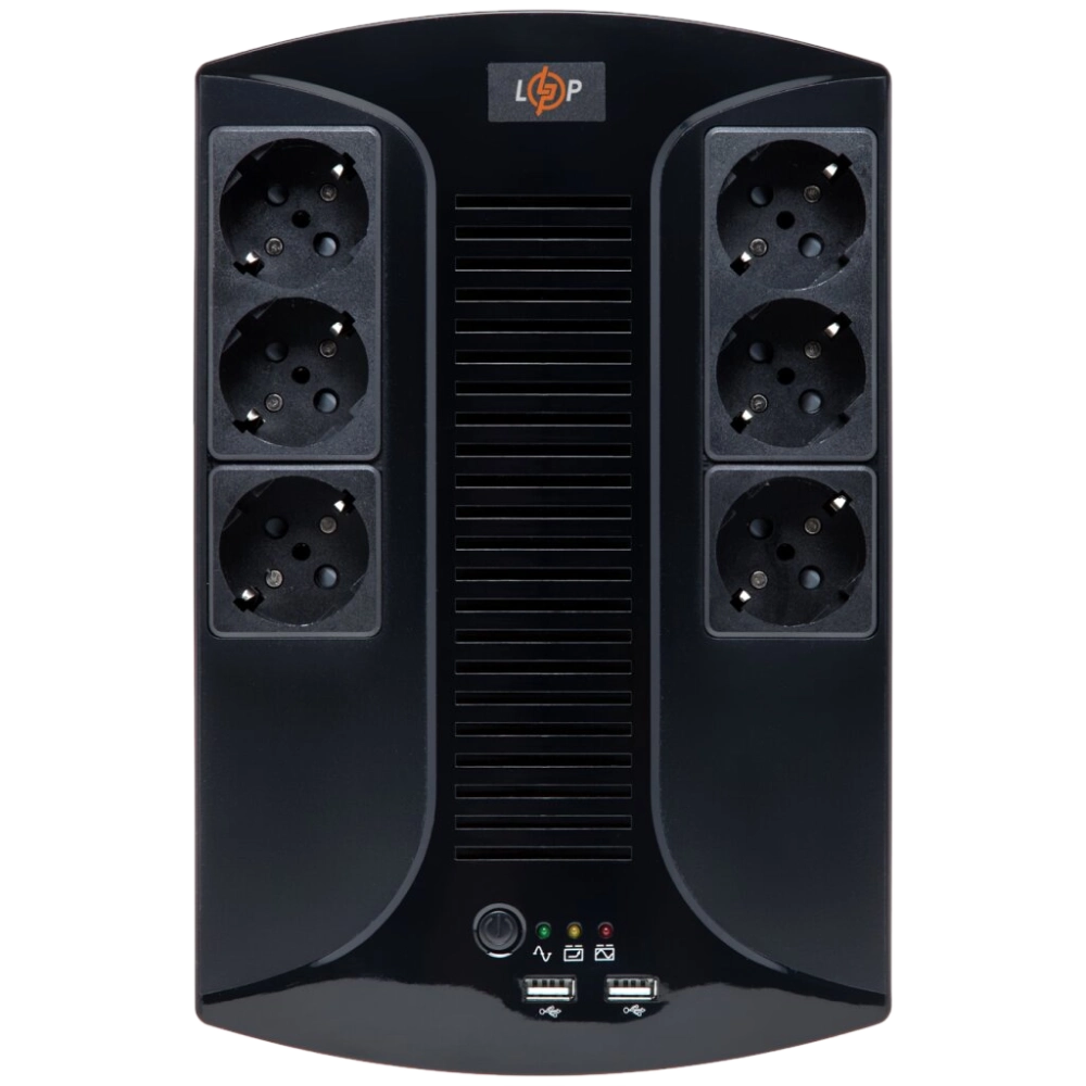 Джерело безперебійного живлення · LOGICPOWER 650VA-6PS (455Вт)