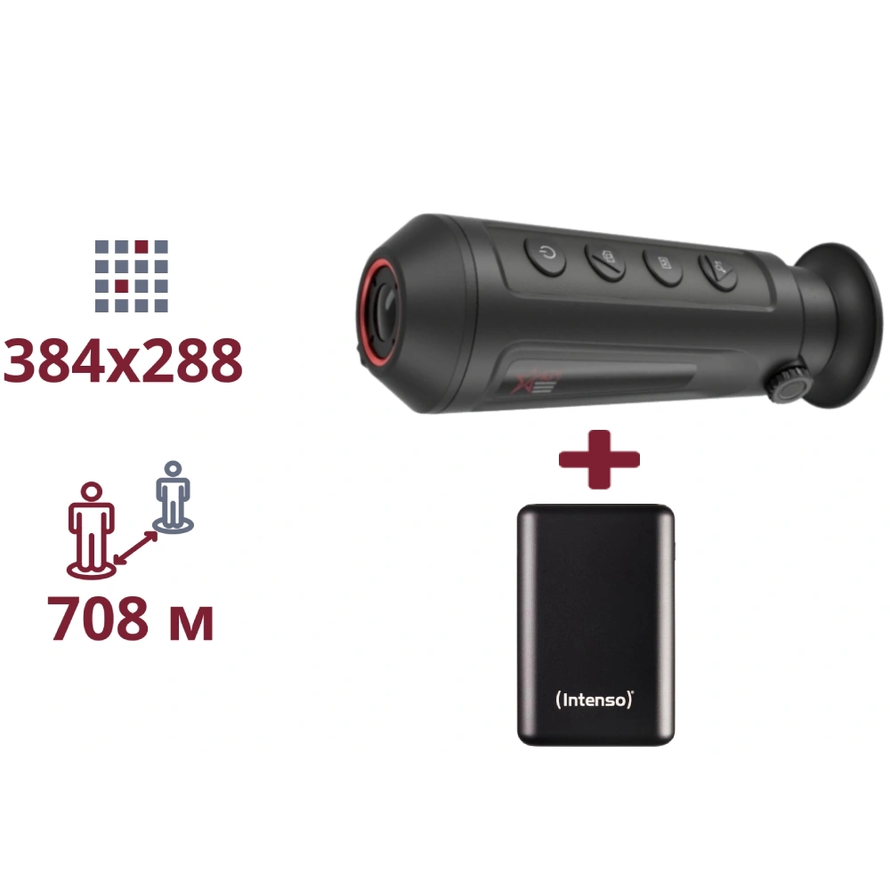 ТЕПЛОВІЗІЙНИЙ МОНОКУЛЯР ТА ПОВЕРБАНК · AGM Taipan TM15-384 + INTENSO Powerbank 2 000 мА•г