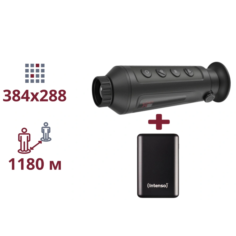 ТЕПЛОВІЗІЙНИЙ МОНОКУЛЯР ТА ПОВЕРБАНК · AGM Taipan TM25-384 + INTENSO Powerbank 2 000 мА•г