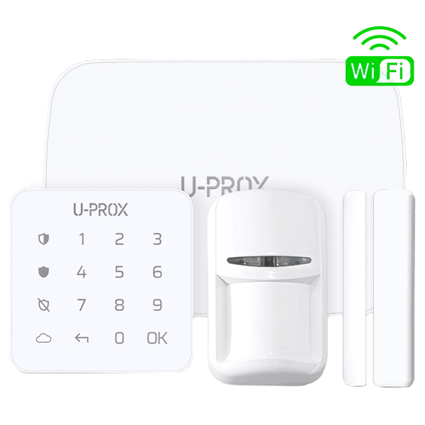 Комплект бездротової охоронної сигналізації · U-Prox MP WiFi kit White