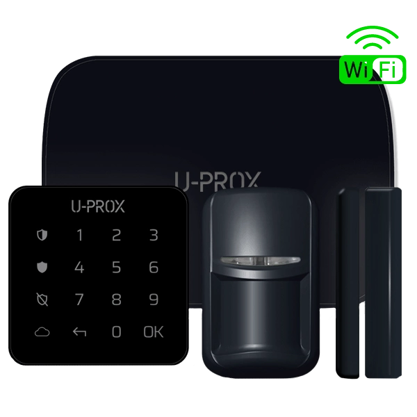 Комплект бездротової охоронної сигналізації · U-Prox MP WiFi kit Black