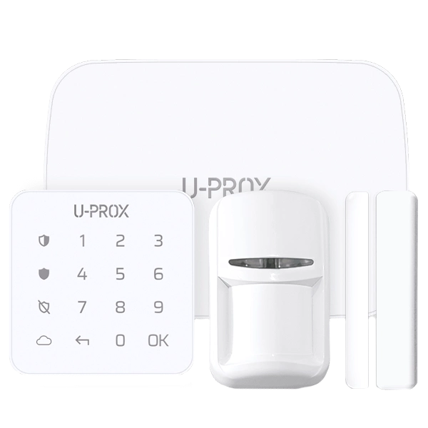 Комплект бездротової охоронної сигналізації · U-Prox MP kit White