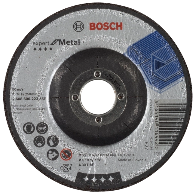 Обдирний круг для металу · Bosch 125 x 6 мм (2608600223)
