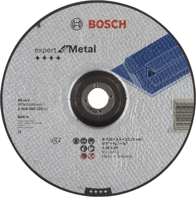 Відрізний круг для металу · Bosch 230 x 2.5 мм (2608600225)