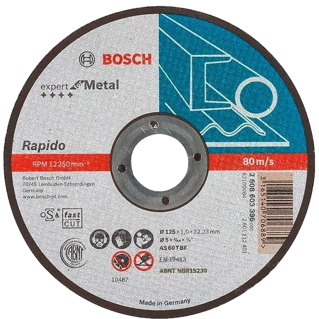 Круг відрізний · Bosch 125х1 мм (2608603396)