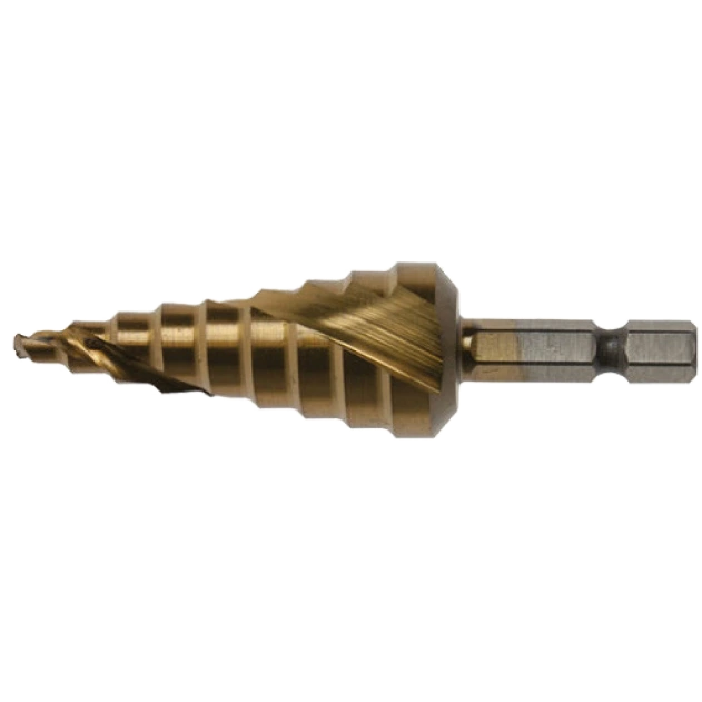 Ступінчасте свердло HSS TiN 1/4 4-20 мм · Makita (D-40185)