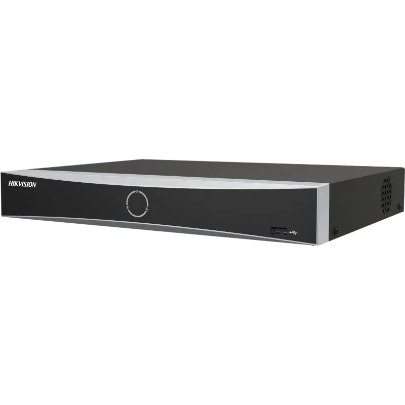 Відеореєстратор Hikvision · DS-7604NXI-K1/4P 4-канальний PoE 1U 4К