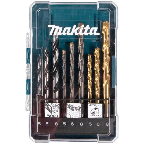 Комбінований набір свердел 9 шт · Makita (D-71962)