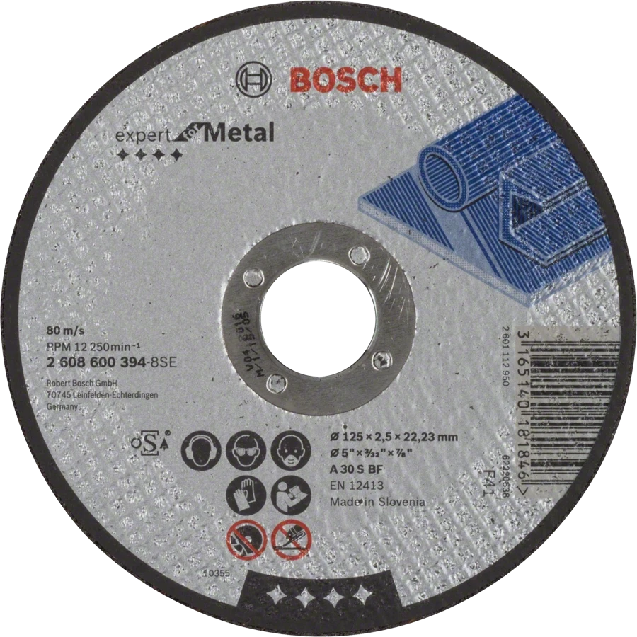Відрізний круг по металу · Bosch Expert for Metal 125x2.5х22.23 мм