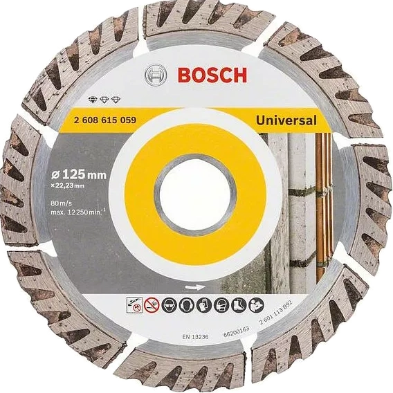 Алмазний диск · Bosch Stf Universal 125-22,23