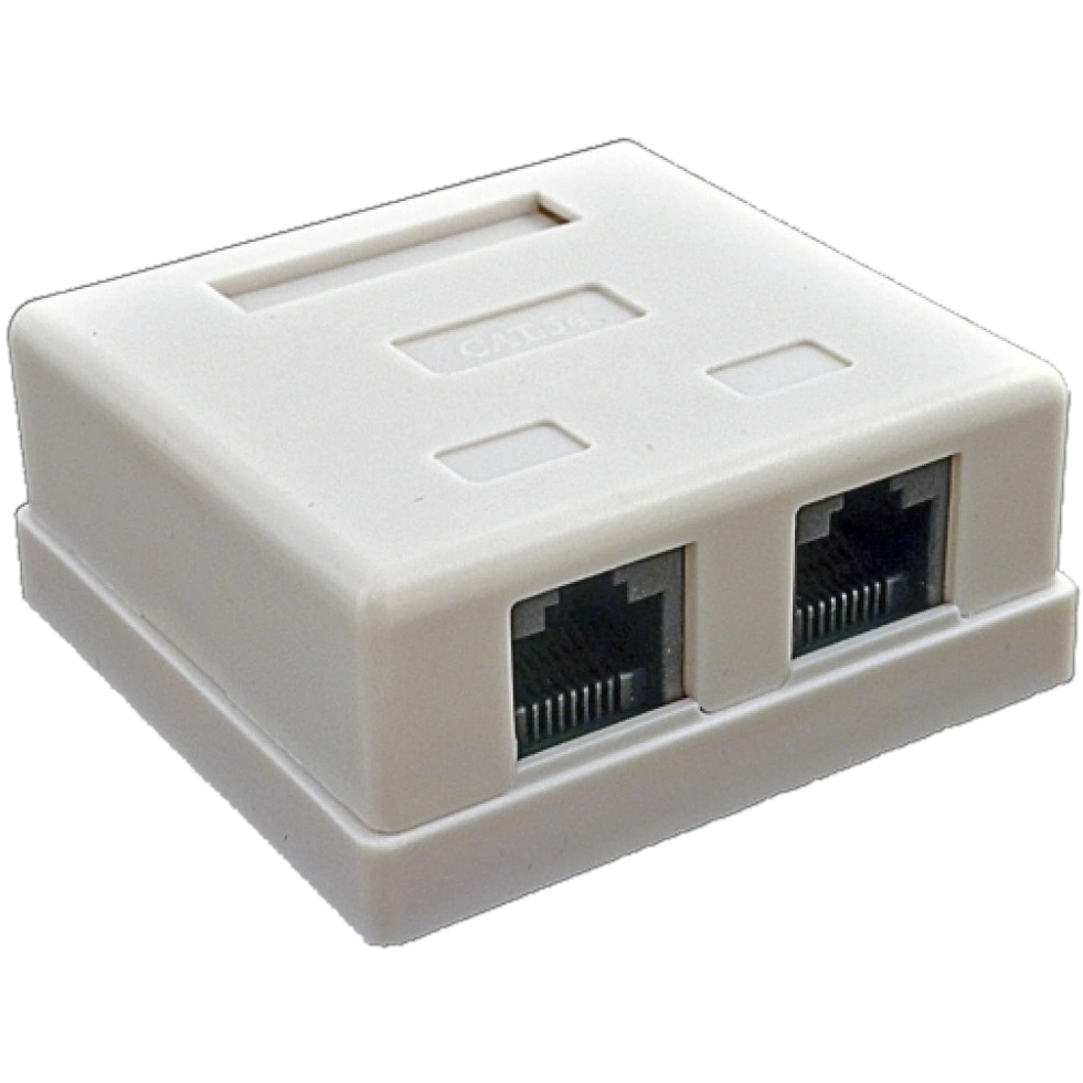 Розетка · Kingda 2хRJ45 UTP