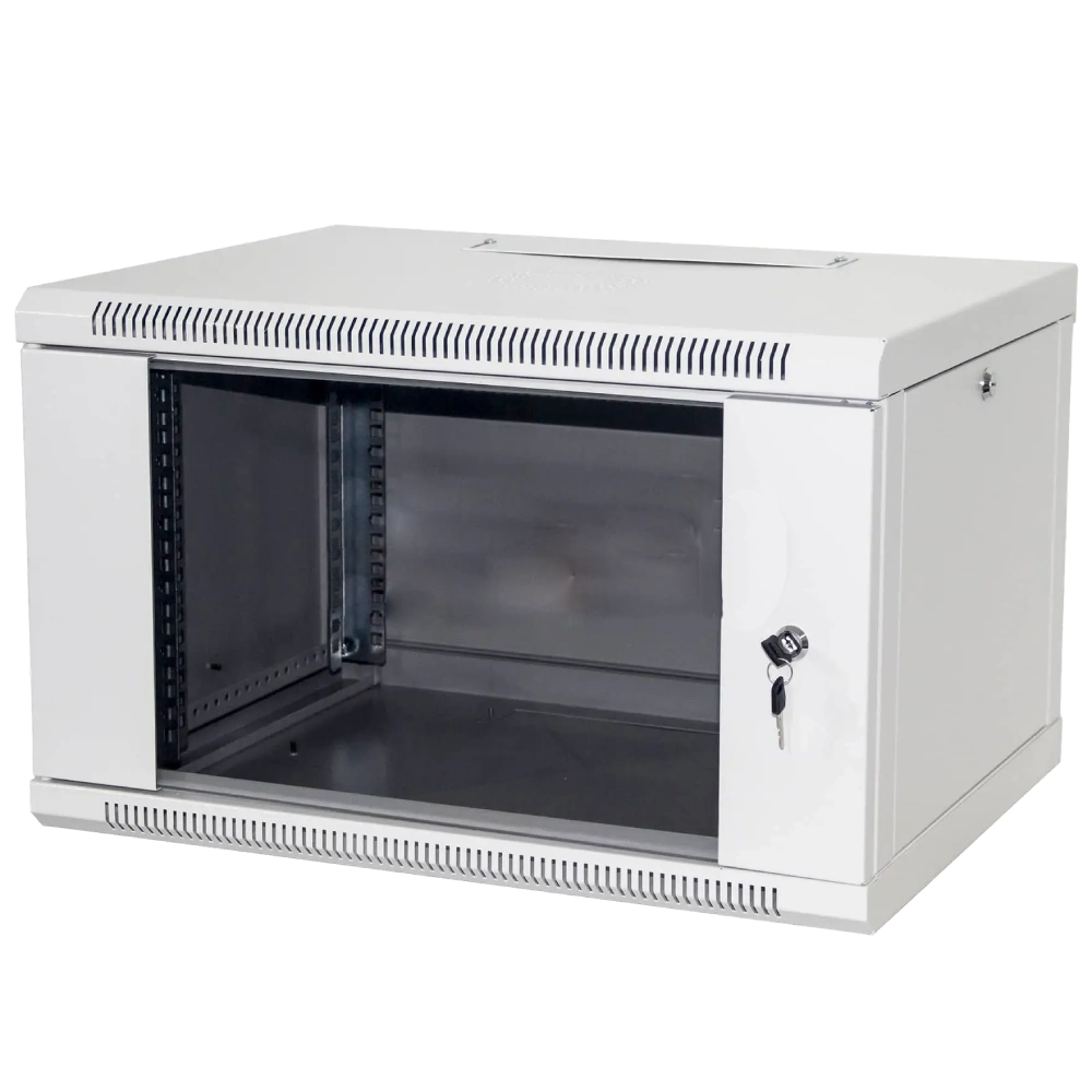 Шафа комутаційна настінна 6U 600x600 розбірна · Hypernet WMNC66-6U-FLAT