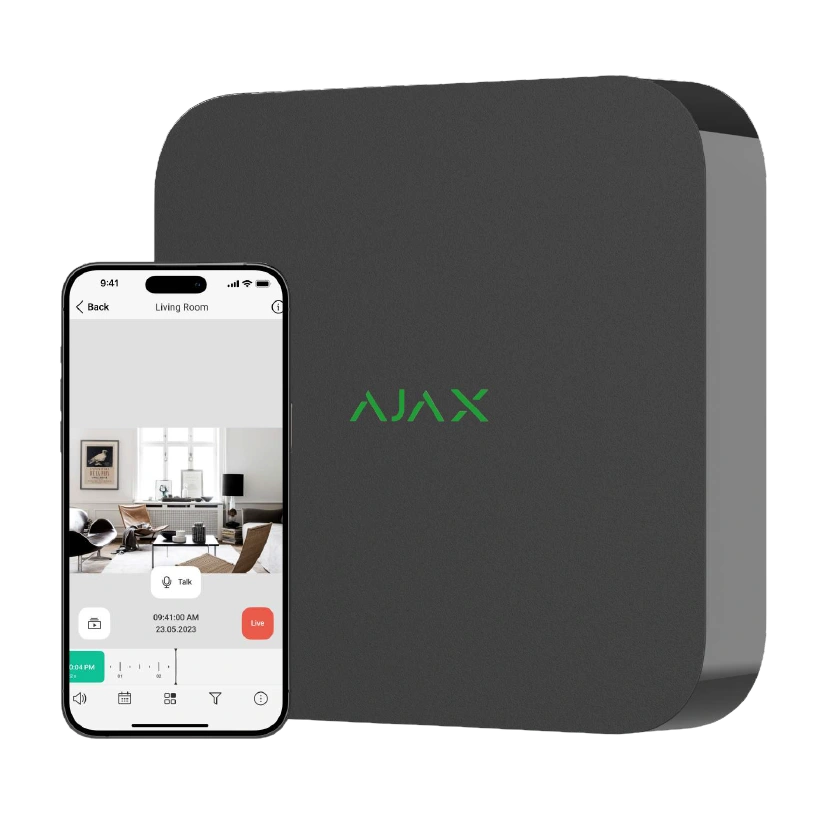 Відеореєстратор · Ajax NVR (16ch) (8EU) black
