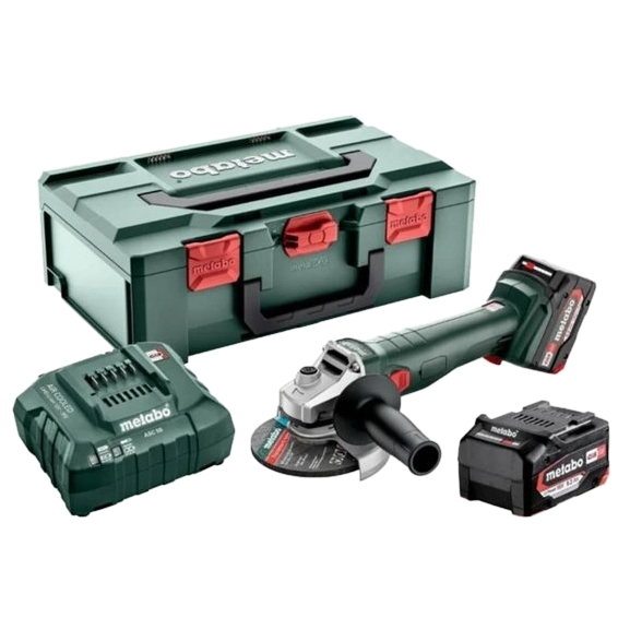 Акумуляторна кутова шліфувальна машина · Metabo W 18 L 9-125 (602247510)