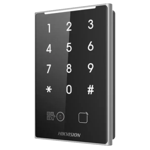 Зчитувач Hikvision · DS-K1109DKB-QR M1,DESfire,Felica IP65