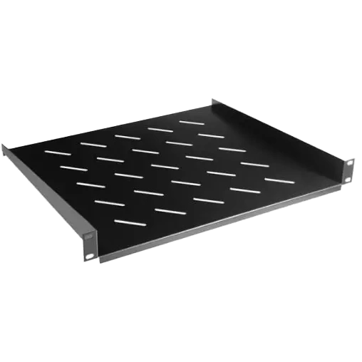 Полиця консольна для підлогової шафи 350мм 1U · Hypernet CS-350-1U-BLACK