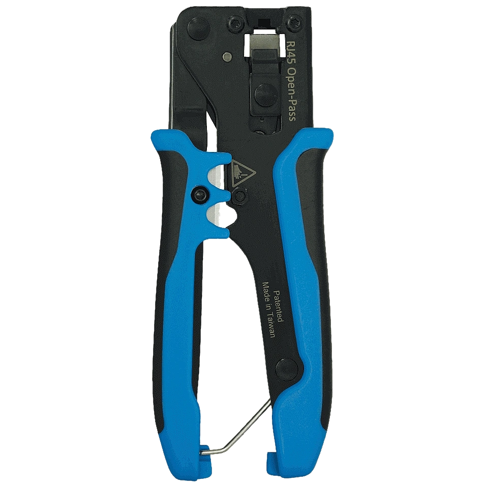 Інструмент для обтискання прохідних конекторів · Hanlong RJ45 8P Pass-Thru