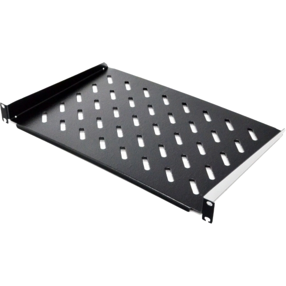 Полиця консольна чорна · 19" 1U 250мм