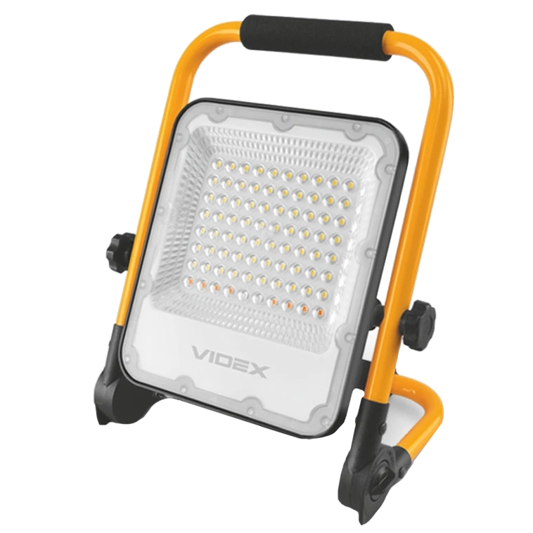 LED прожектор акумуляторний 50W 5000K 220V · VIDEX PREMIUMVL-F2A-505